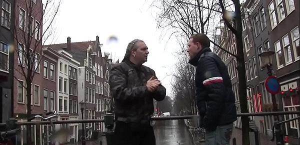  Cocksucking amsterdam whore sprayed with cum
